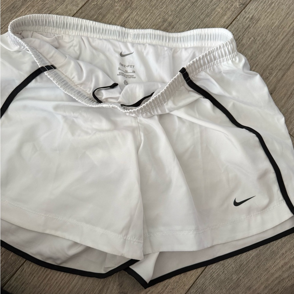 Nike Women's White Athletic Shorts